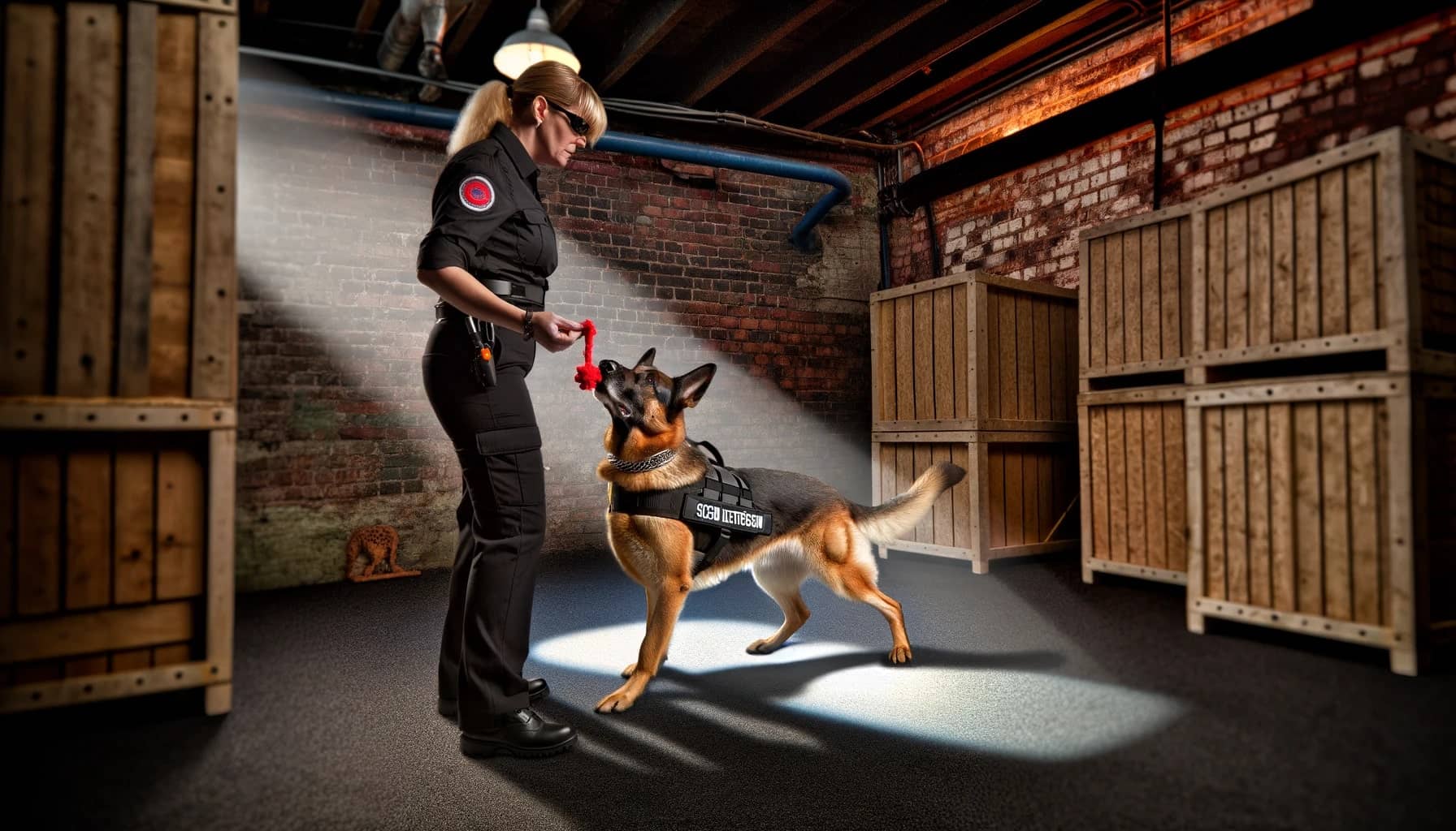 training facility for scent detection dogs